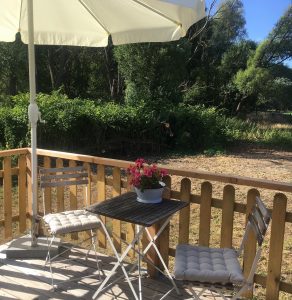 Tiny House Veranda, https://auszeit-france.fr/, Urlaub in Frankreich